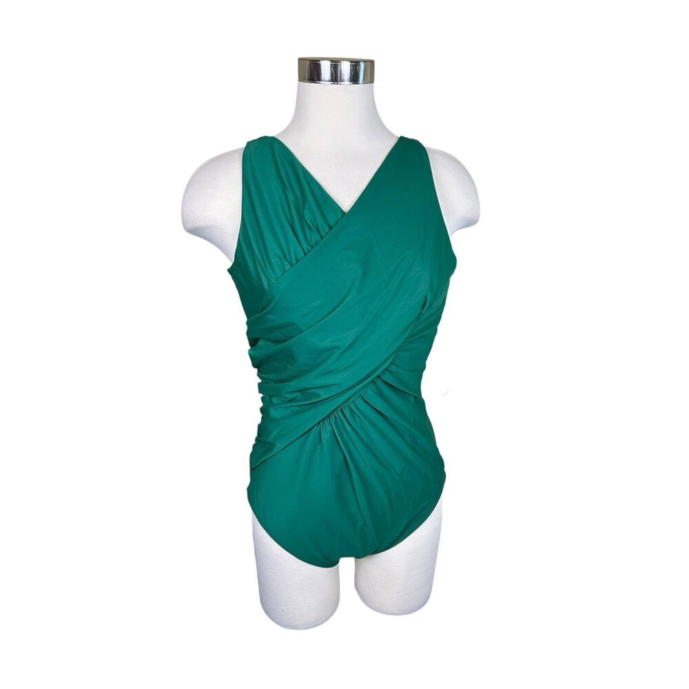Miraclesuit Slimming Talia One Price Green Sz 16 NWT Underwire